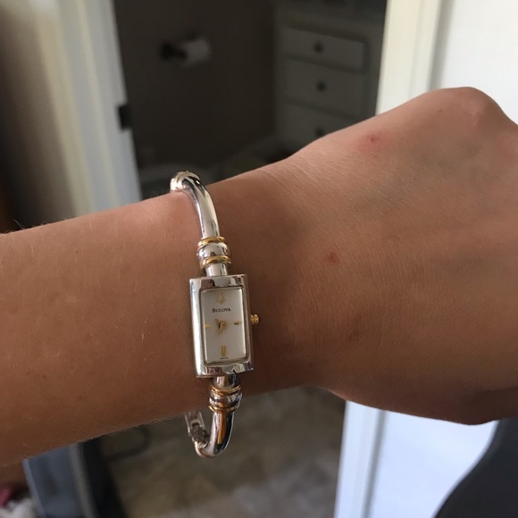 Women’s silver and gold bulova watch - Picture 2 of 4